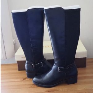 Franco Sarto Black Riding Boots